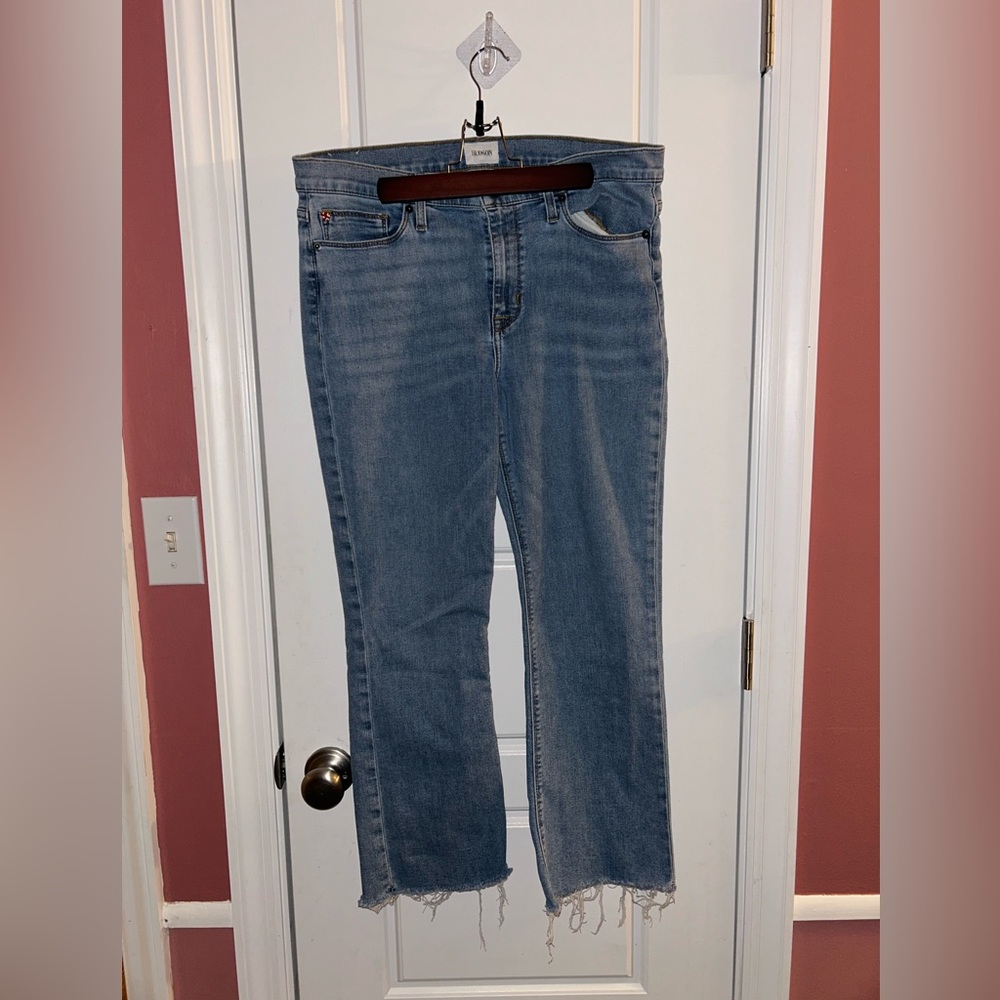 NWOT Hudson LOVE CROP BOOT CUT Jeans | Size 31 | Light Wash Stretch Denim